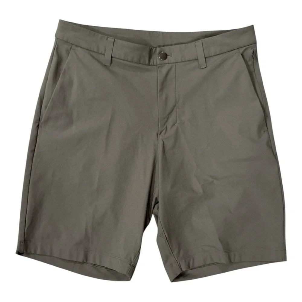 Lululemon Commission Shorts Mens‎ 32 Gray Warpstreme Chino Golf LM7B96S